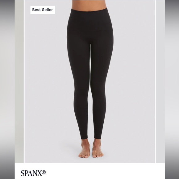 Spanx Seamless leggings black size small - Picture 1 of 8